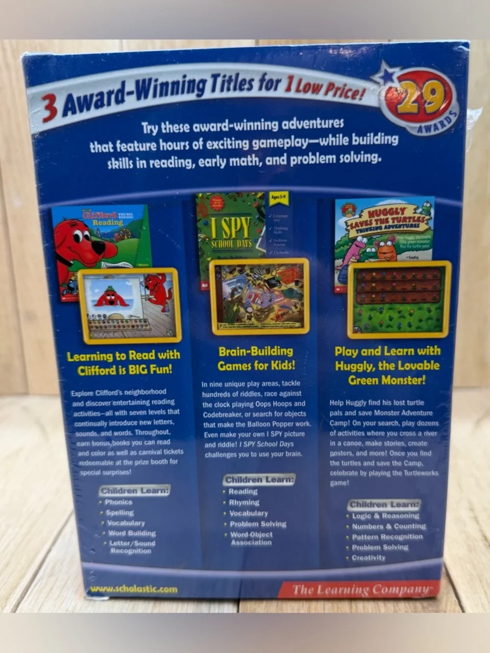 Adventure Workshop: Scholastic Edition Preschool-1st Grade 3 CD-ROM - Sealed BOX